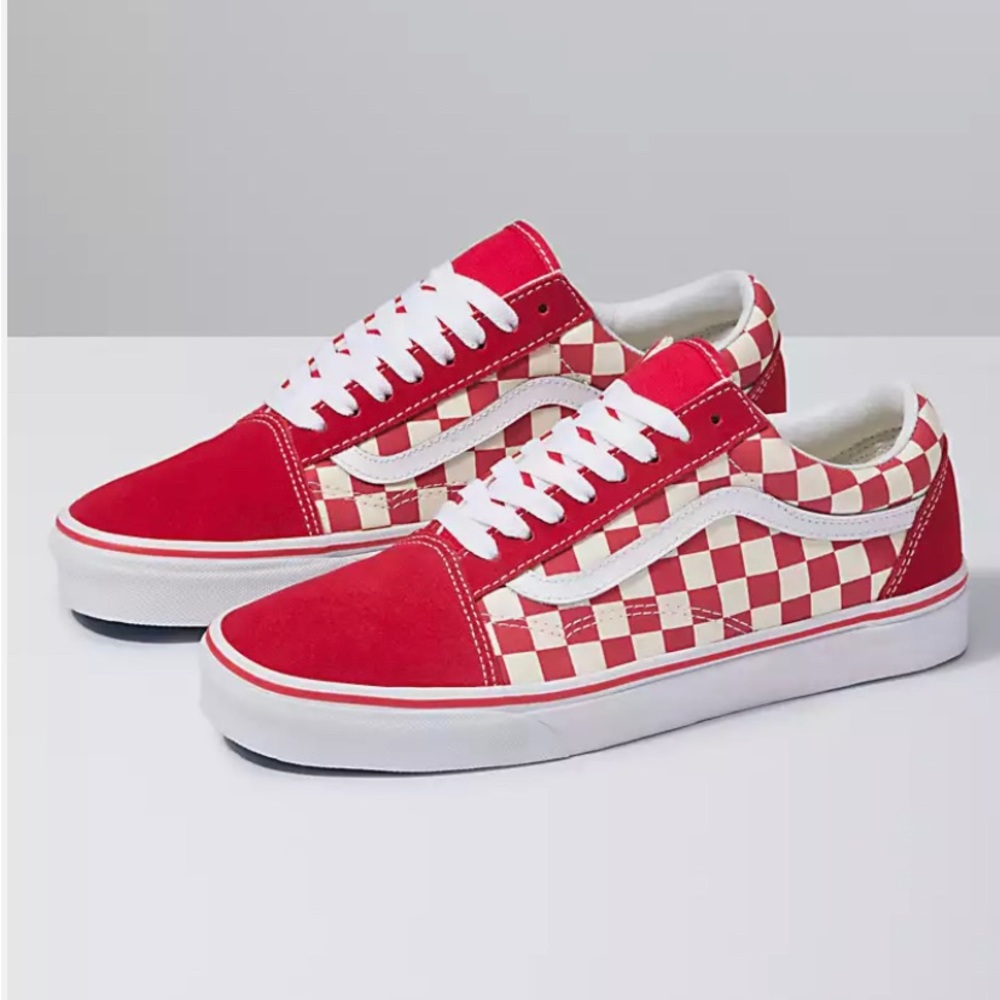 Red checkered old school shoe